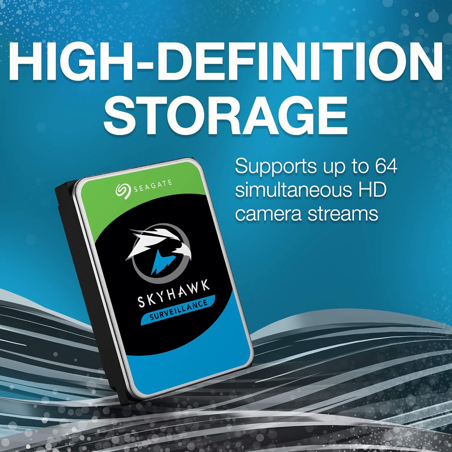 Seagate Bare Drives Skyhawk 8TB Surveillance Hard Drive SATA 6GB/S 256MB