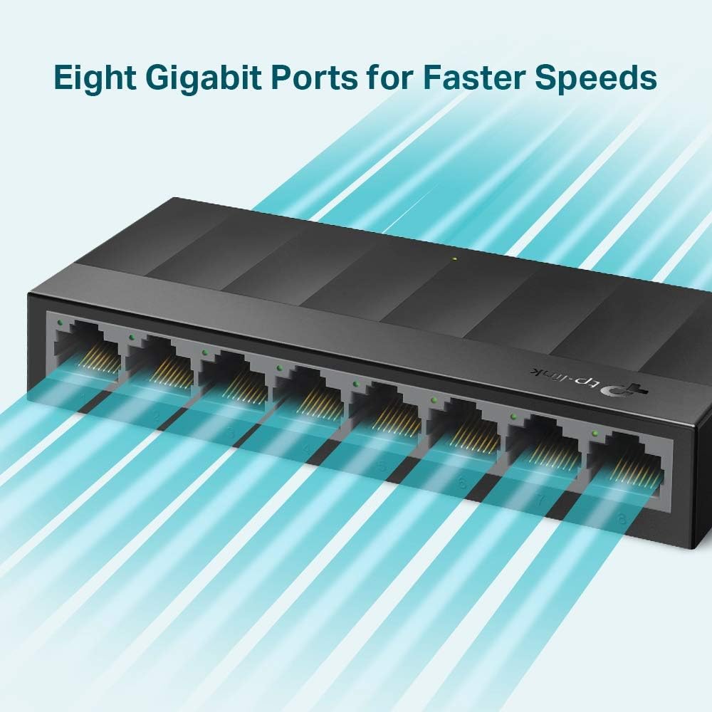 TP-Link Litewave 8-Port Gigabit Ethernet Switch LS1008G