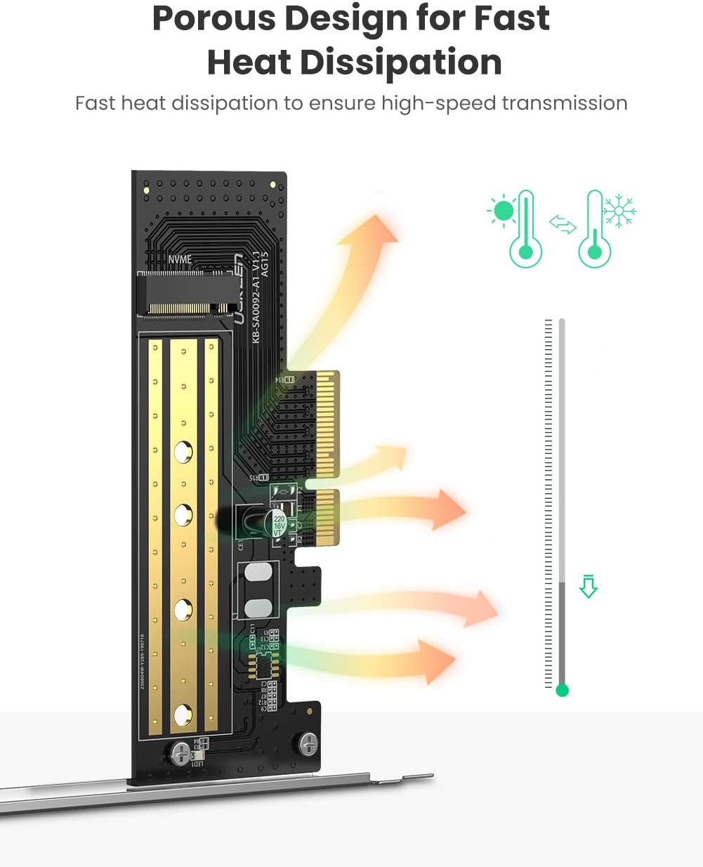 UGREEN M.2 NVMe to PCI-E 3.0 x4 Expansion Card