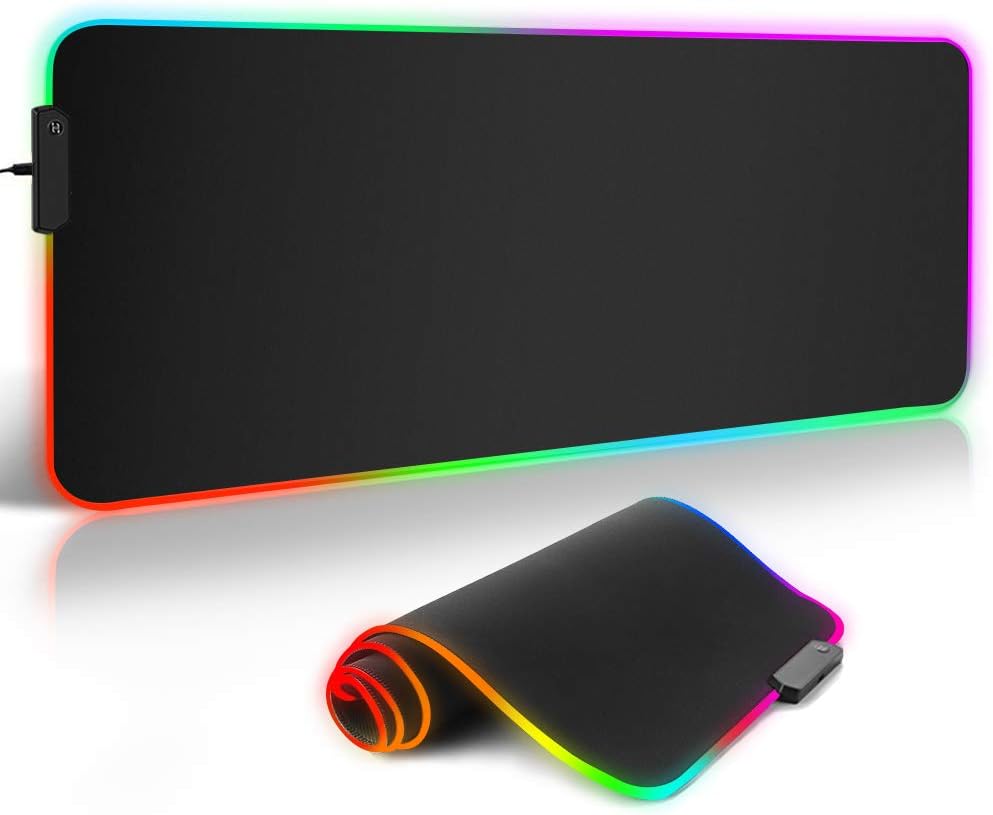 RGB Gaming Mouse Pad 90x40cm with LED Edge