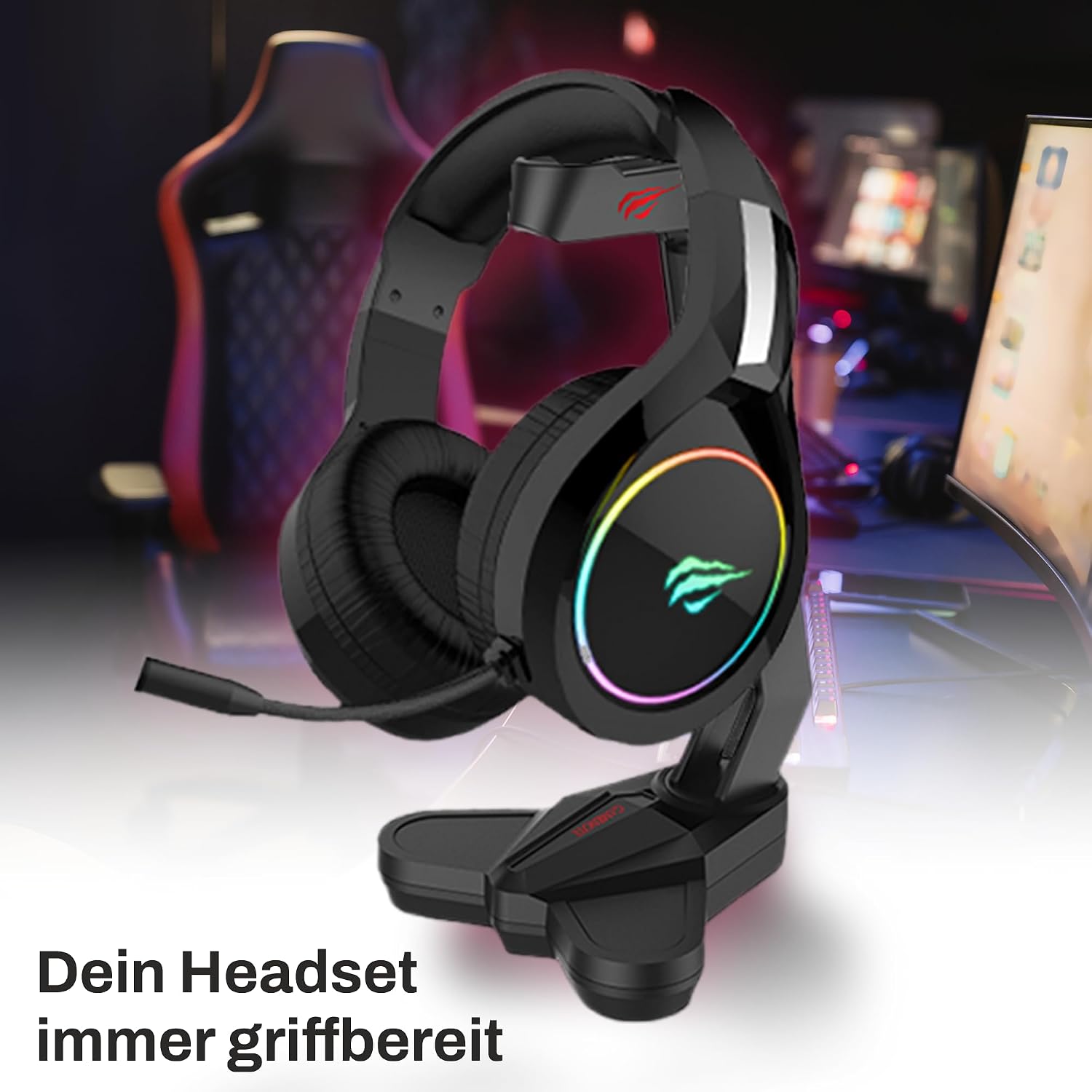 Havit Gaming Series Headphone Stand Black