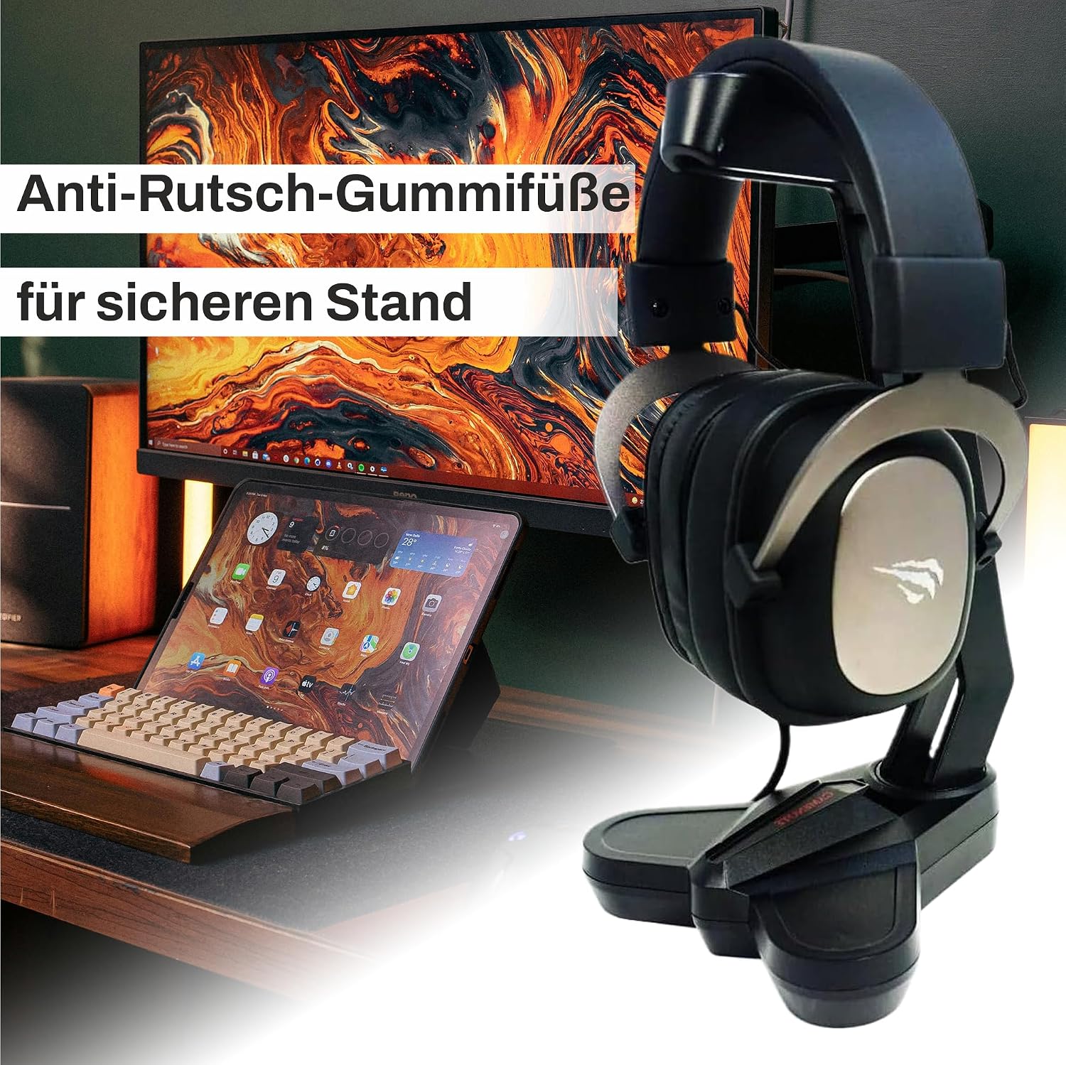 Havit Gaming Series Headphone Stand Black