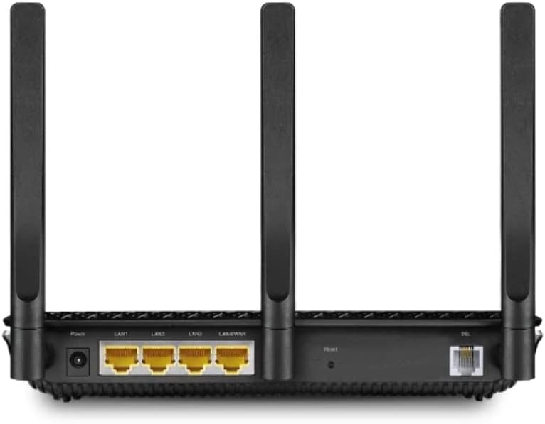 TP-Link Archer VR2100 AC2100 Dual-Band MU-MIMO VDSL/ADSL Modem Router Wireless Fiber/VDSL/ADSL Internet Router Up to 350Mbps VDSL Speed Gigabit Ports Super VDSL Support