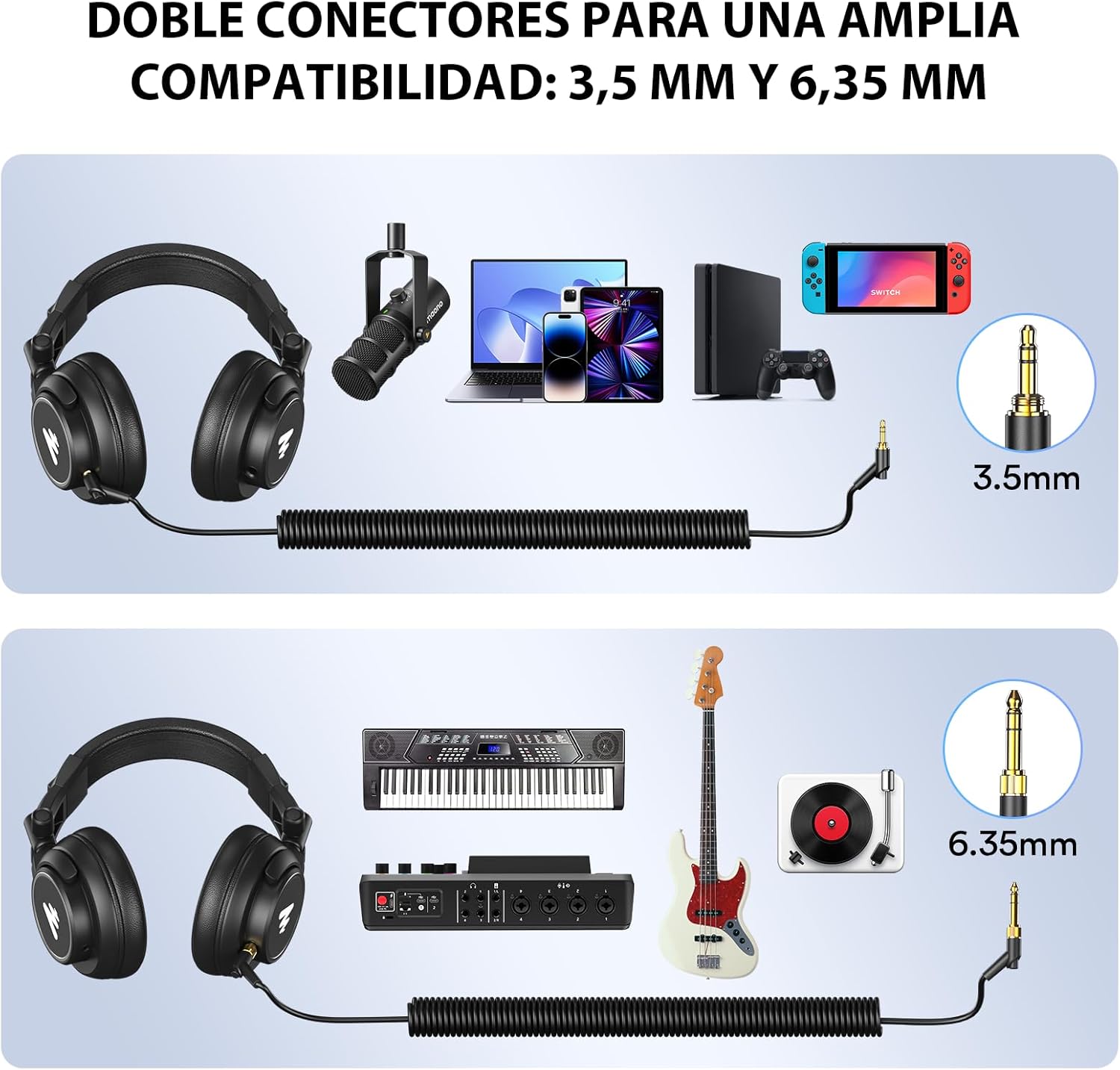 MAONO AU-MH601 Studio Headphones 50MM
