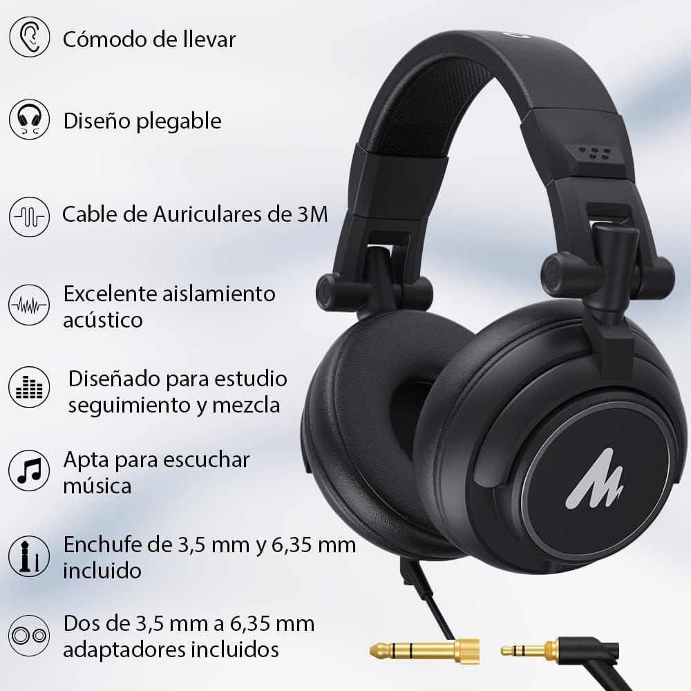 MAONO AU-MH601 Studio Headphones 50MM