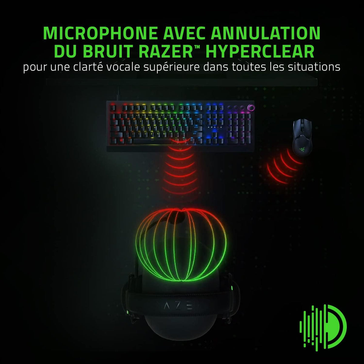 Razer RZ04-03240100-R3M1 Blackshark V2 X Gaming Headset - Black