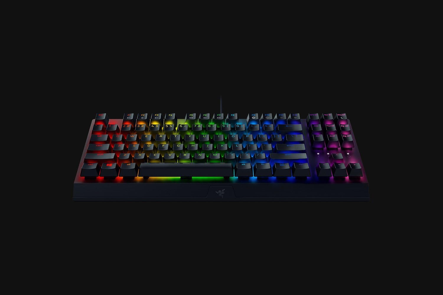 Razer BlackWidow V3 Tenkeyless, Razer Green Switches, Tactile and Clicky, ABS Keycaps, RGB - Black