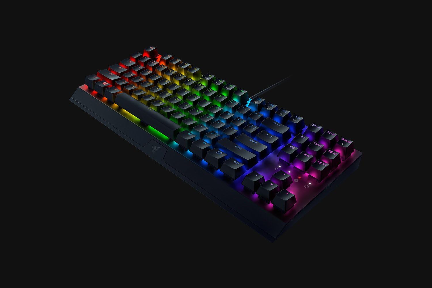Razer BlackWidow V3 Tenkeyless, Razer Green Switches, Tactile and Clicky, ABS Keycaps, RGB - Black