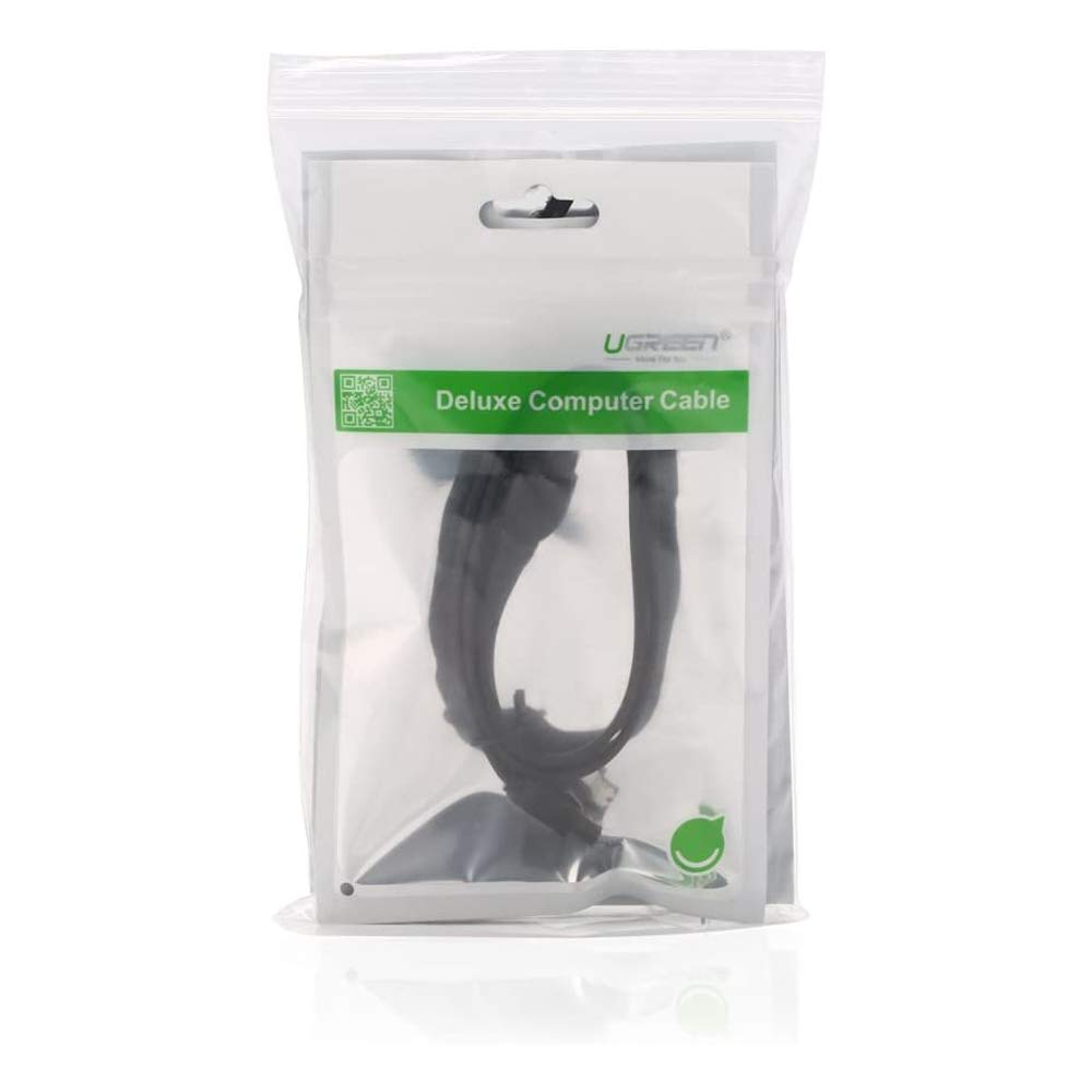 UGREEN SATA 3.0 Cable 0.5 Meter High Speed 6Gbps Data Plug Cord Straight to Straight Connectors for Hard Disk Drive HDD SSD Compatible with Motherboards Black