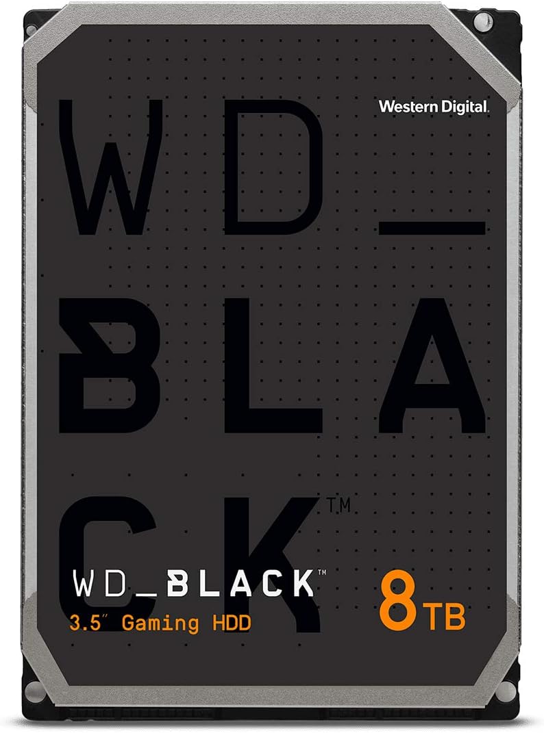 Western Digital WD Black 8TB Performance Internal HDD 7200 RPM
