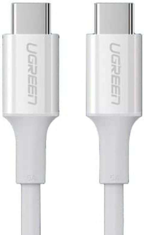 UGREEN 5A USB-C 2.0 To TYPE-C, Male To Male Data Cable 5A (2M) - White