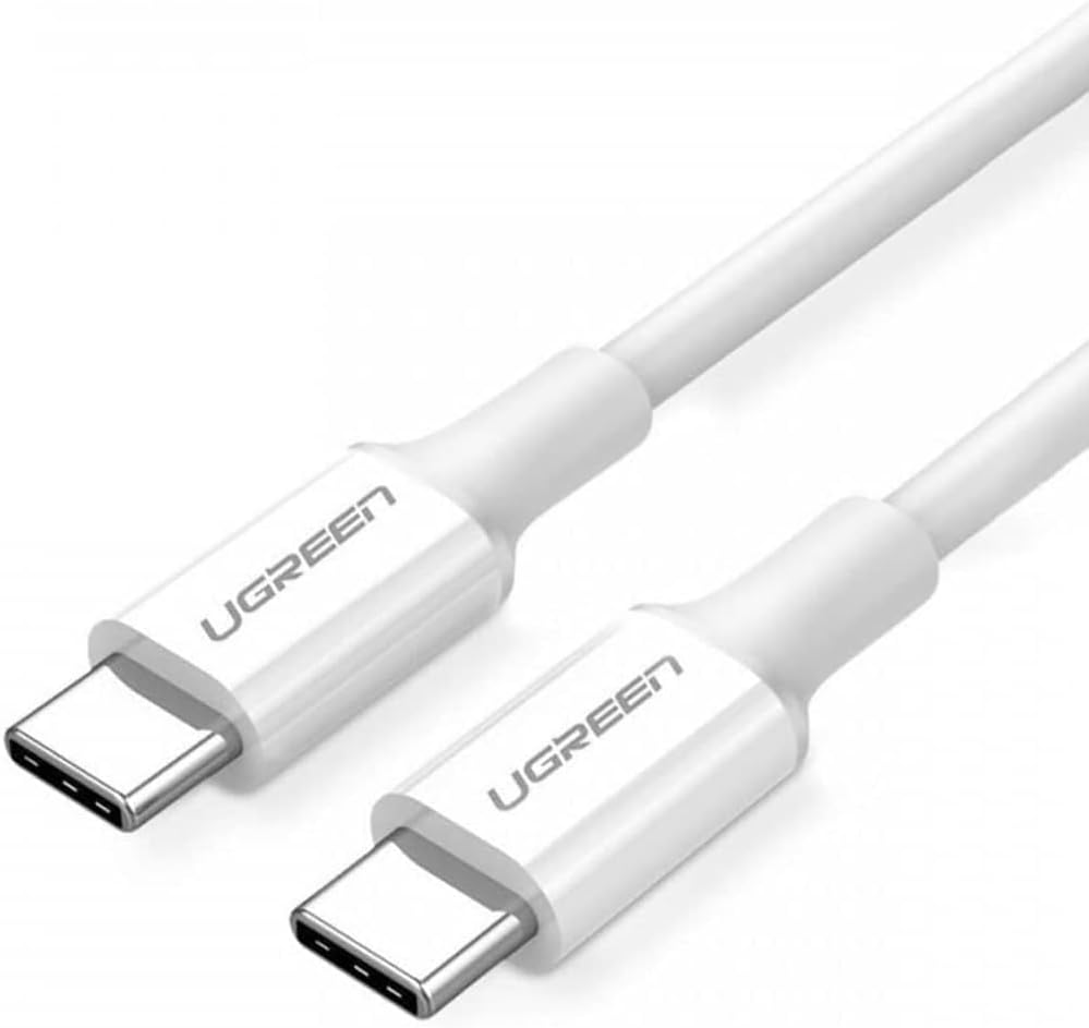 UGREEN 5A USB-C 2.0 To TYPE-C, Male To Male Data Cable 5A (2M) - White