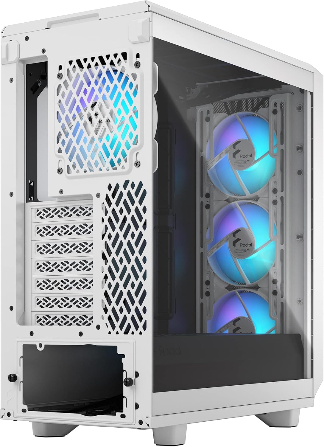 Fractal Design Meshify 2 Compact White TG Clear tint - RGB