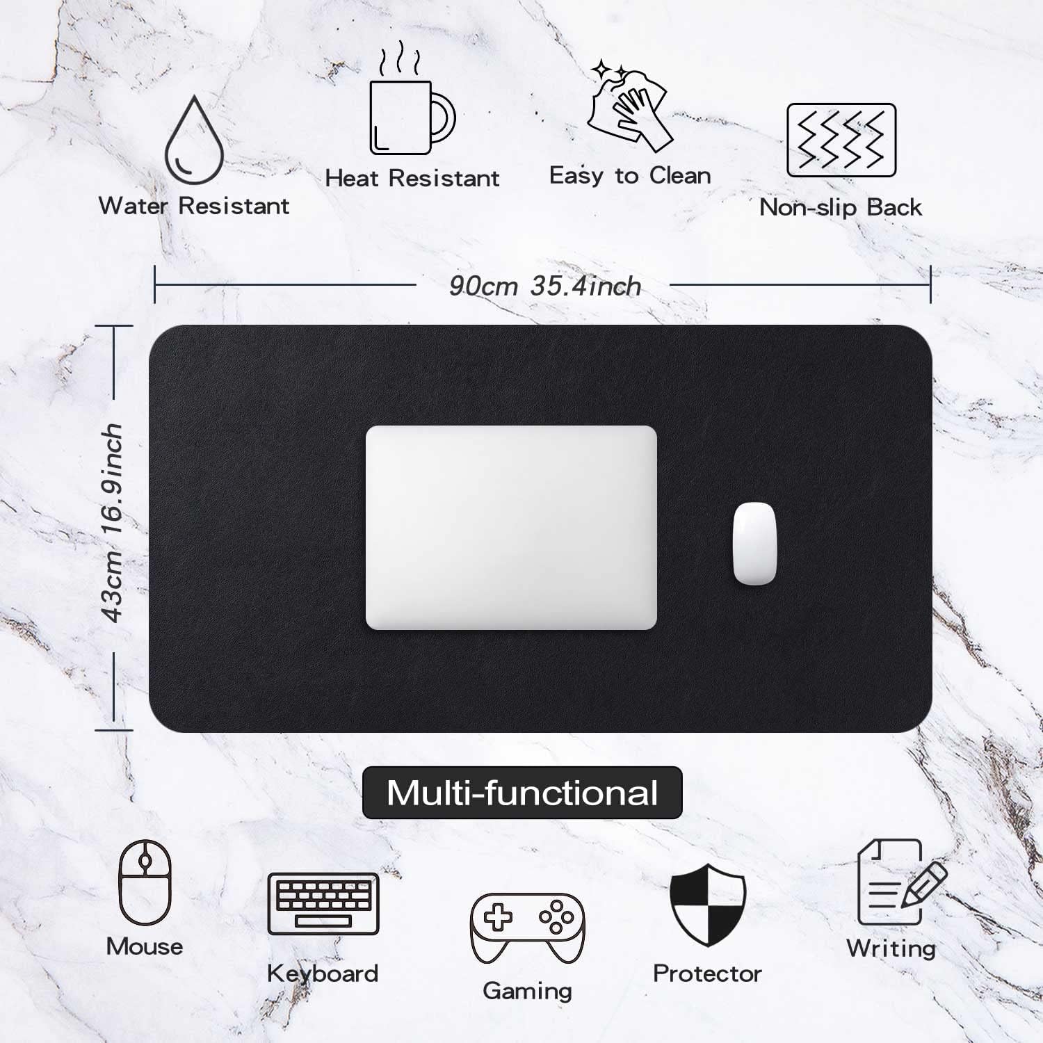 Large Extended Waterproof Mouse Pad 90x43cm