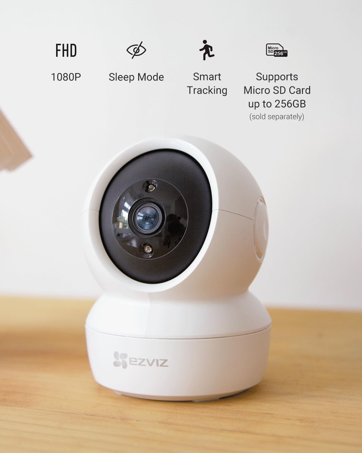 EZVIZ CS-TY1 1080p 360-Degree WiFi Smart Home Security Camera, Intelligent Surveillance Camera with