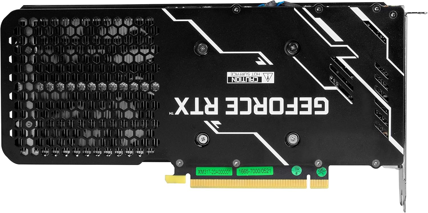 GALAX GeForce RTX 3060 1-Click OC 12GB GDDR6 Graphics Card Black