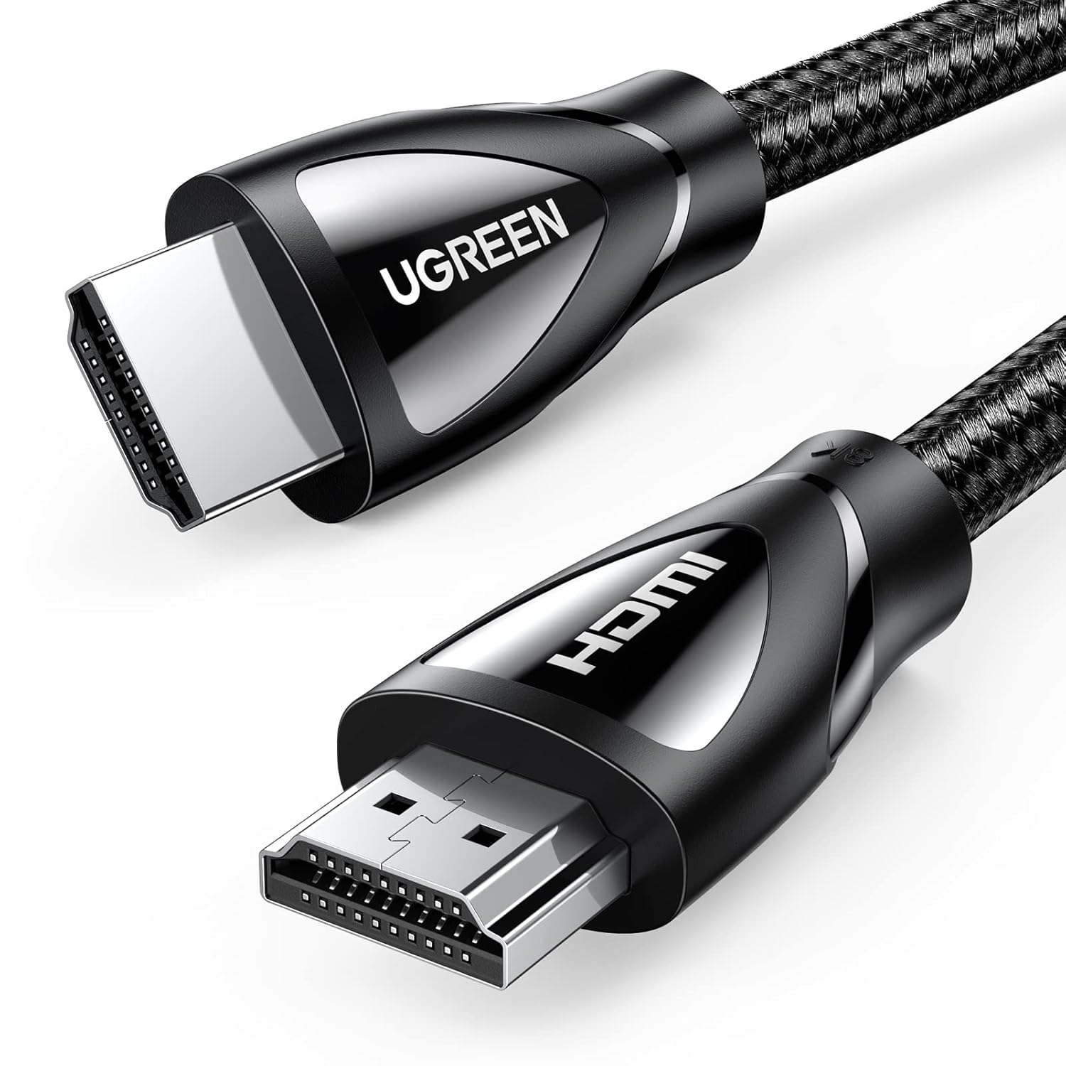 UGREEN HDMI 2.1 Cable 5 Meters Ultra High Definition 8K@60Hz 4K@240Hz/144Hz/120Hz Premium Video Cord with HDR 10+ Dolby eARC 3D HDCP 2.3 for MacBook Pro PS5 Switch Steam Deck Xbox Roku HDTV