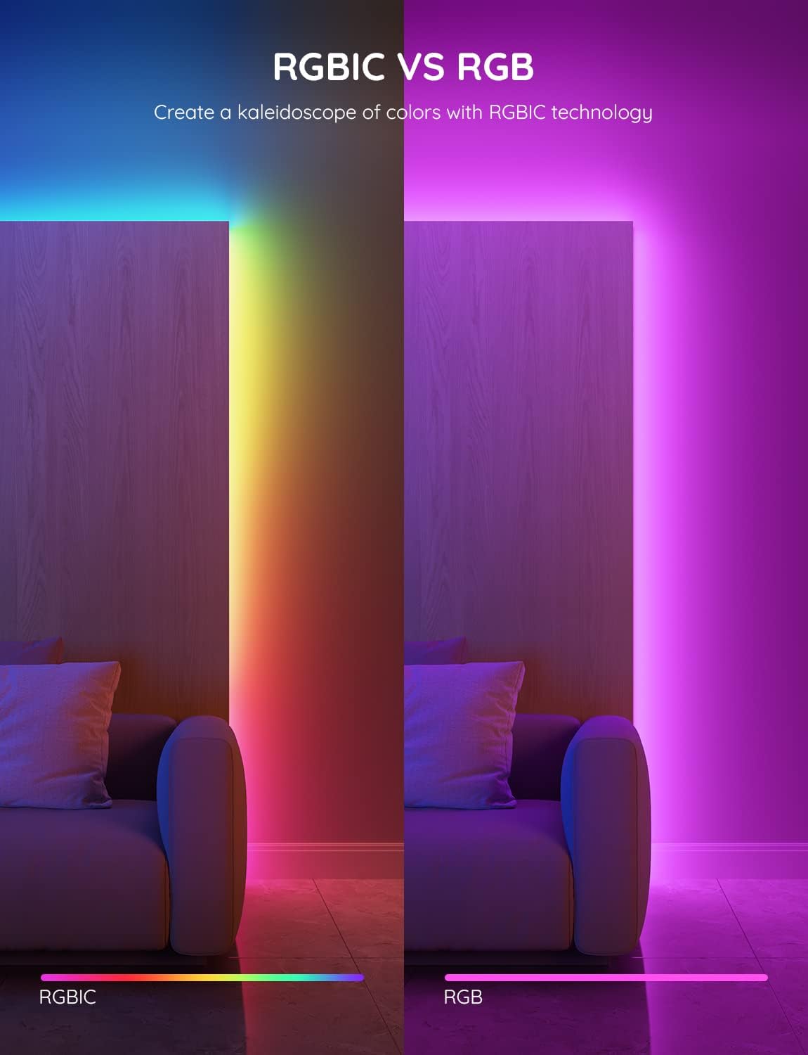 Govee RGBIC LED Light Strip 16.4ft