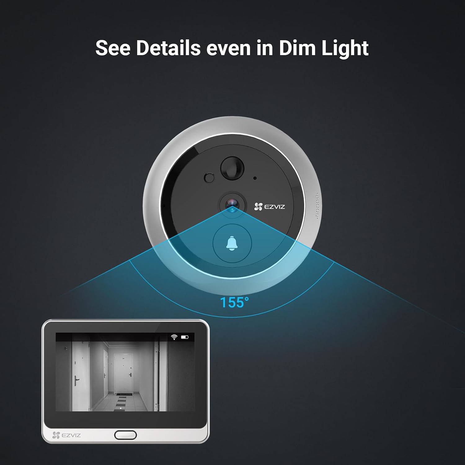 EZVIZ DP2C 1080p Wireless Doorbell Camera