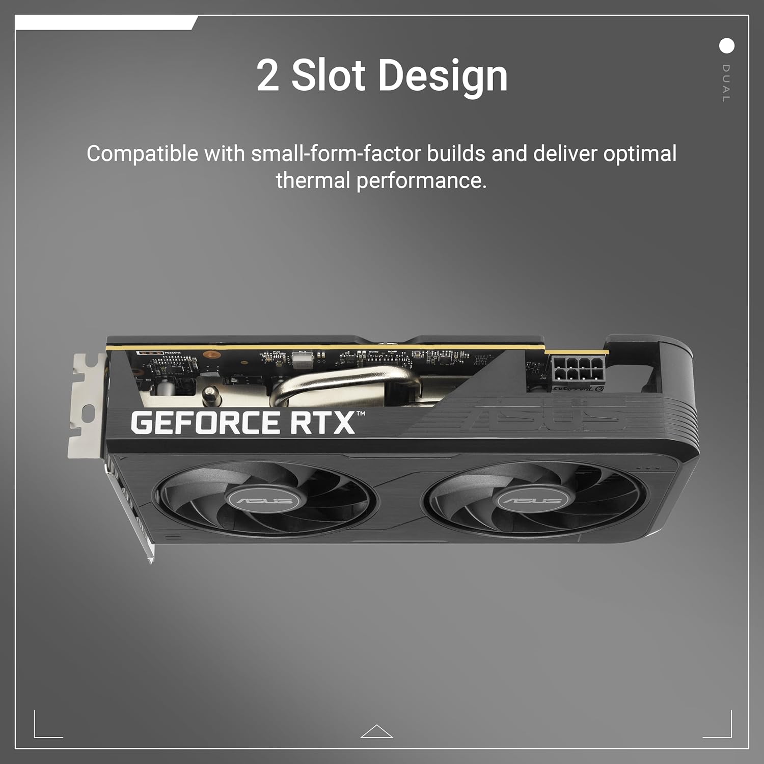 ASUS Dual GeForce RTX 5050 8GB GDDR6 OC Edition Gaming Graphics Card (Nvidia GeForce RTX5060 DLSS 4,