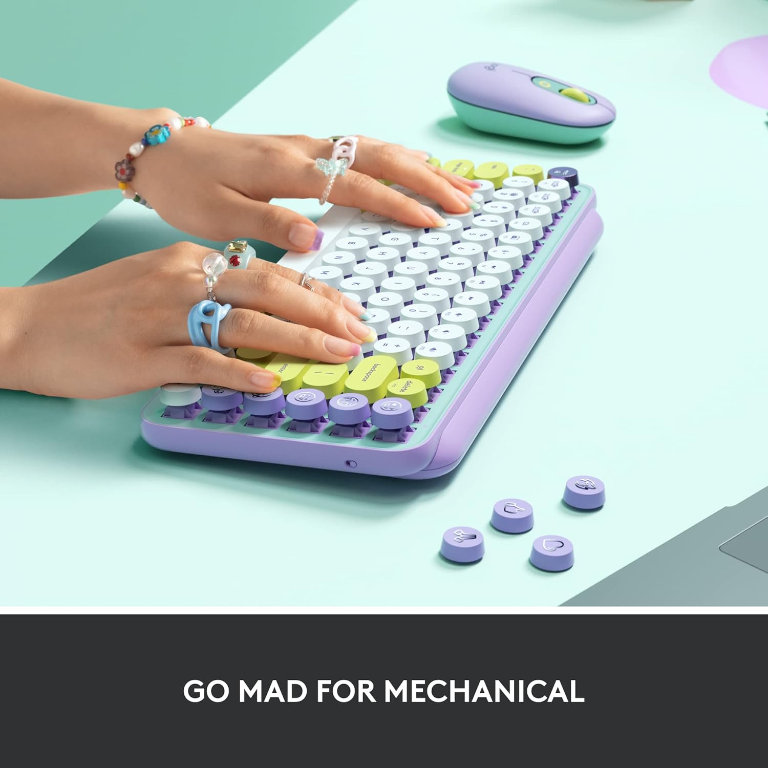 Logitech POP Keys Wireless Mechanical Keyboard