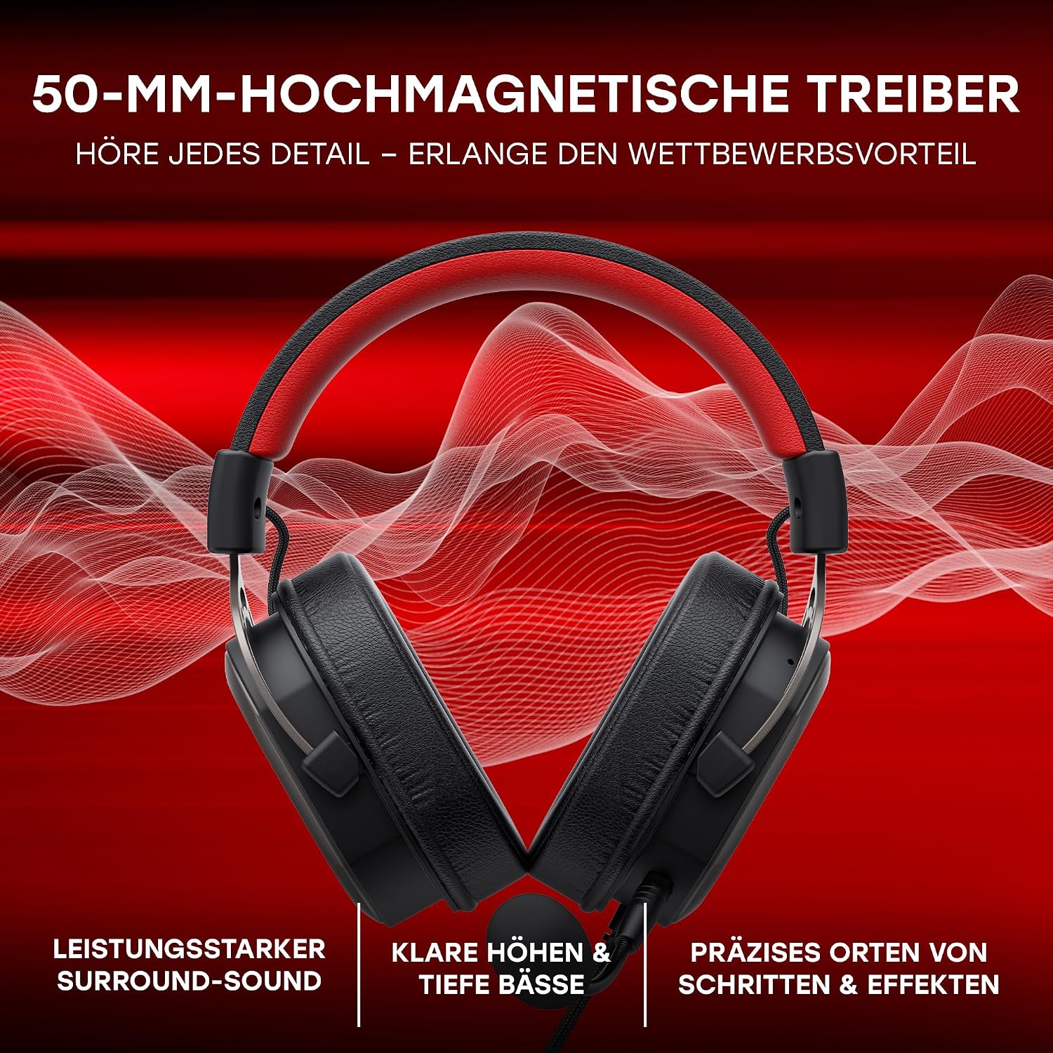 Havit H2008D Gaming Headset 50mm Wired Mic