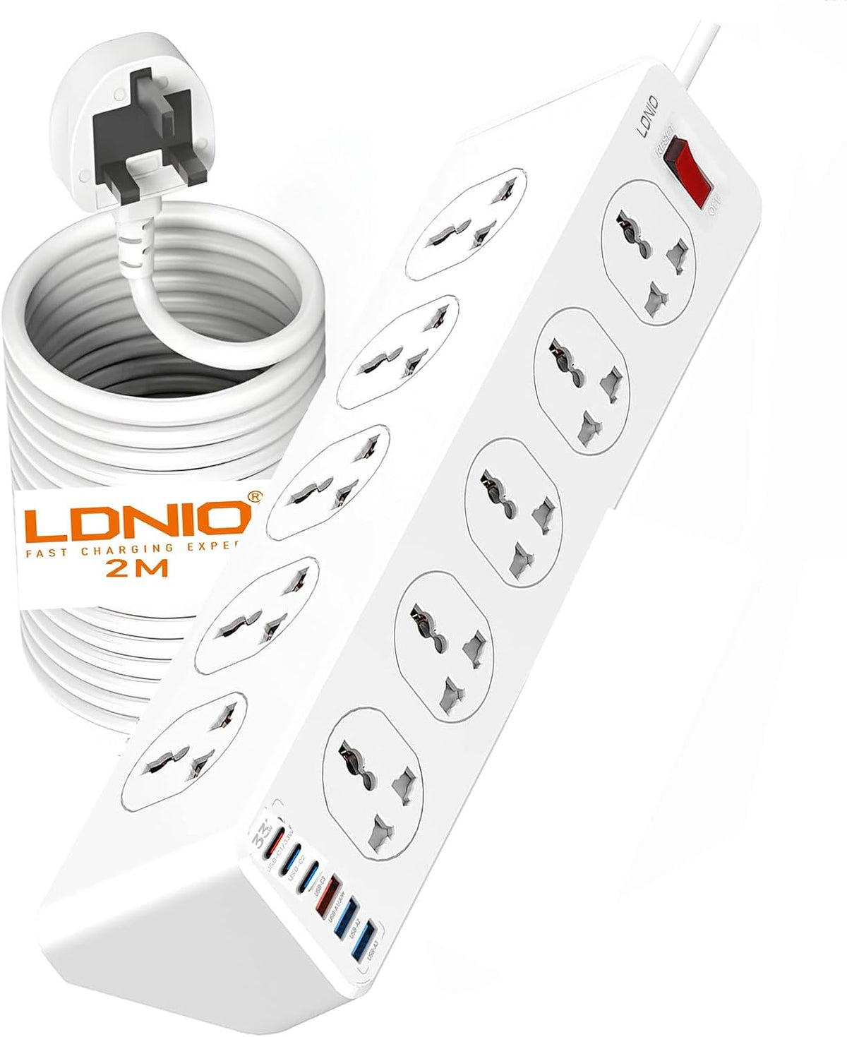 LDNIO SC10610 2500W 10 AC Sockets & 6 USB Ports