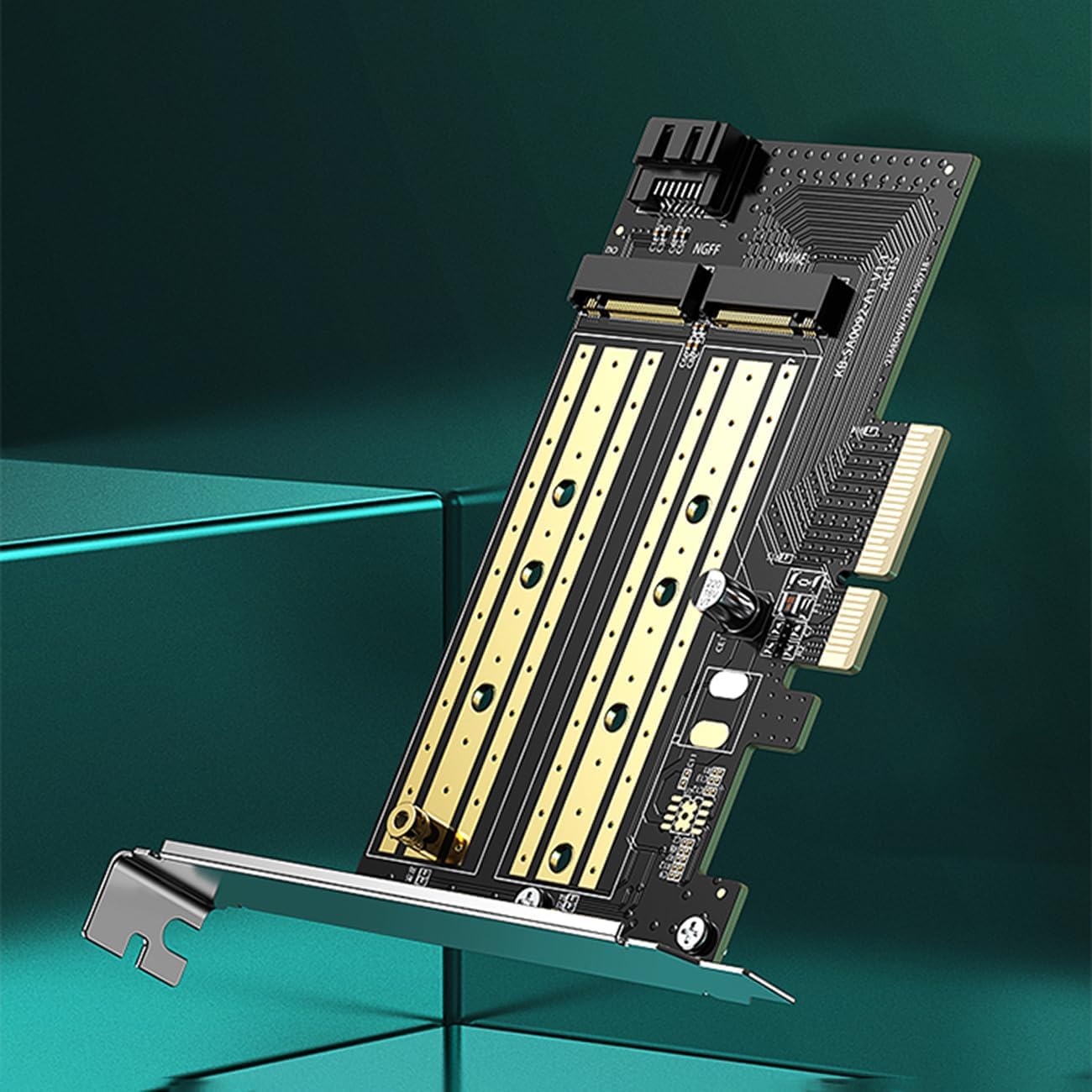 UGREEN M.2 M-Key+M.2 B-Key to PCI-E 3.0 × 4 Expansion Card