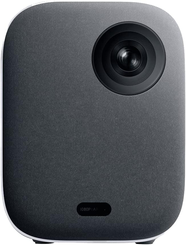 Xiaomi Mi Smart Projector 2 Full HD 1080p Portable Projector Android TV 500 ANSI Lumens Dolby Audio Auto-Focus Multi-Angle Keystone Wi-Fi Bluetooth Smart Home Cinema - White
