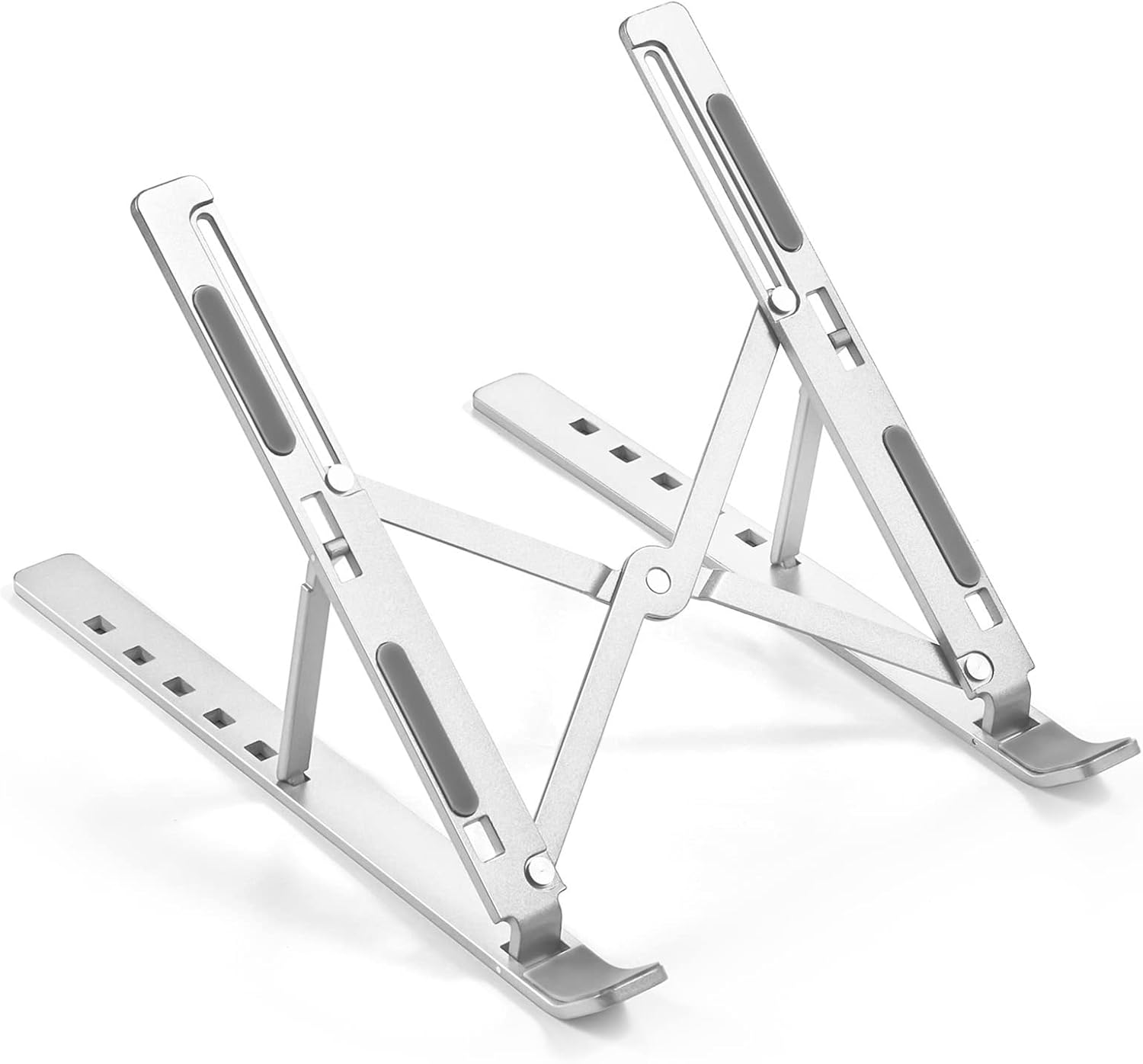 Portable Foldable Laptop Stand - Silver