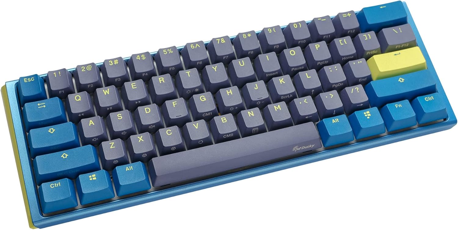 Ducky One 3 Mini RGB Gaming Mechanical Keyboard – Cherry MX Red Switch - Improved PCB design, V2 sta