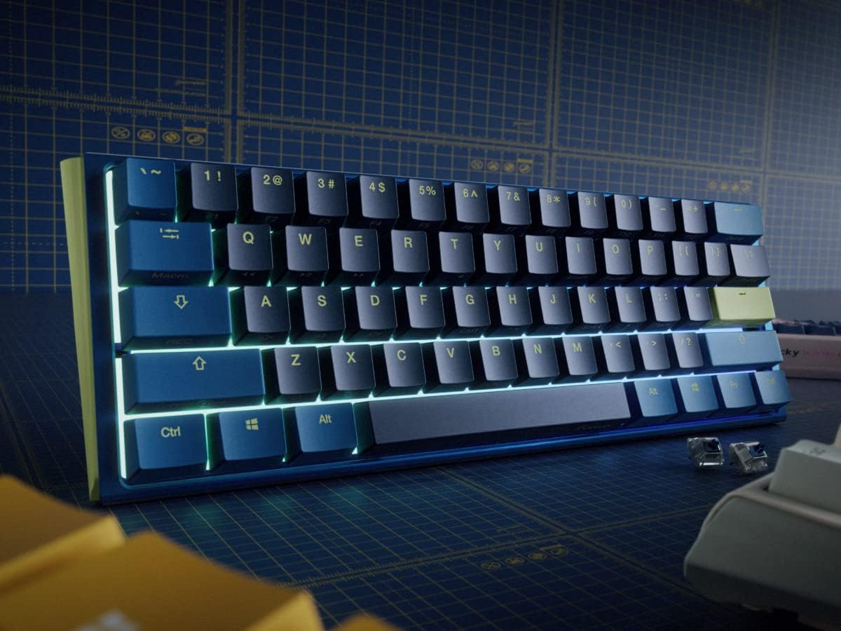 Ducky One 3 Mini RGB Gaming Mechanical Keyboard – Cherry MX Red Switch - Improved PCB design, V2 sta