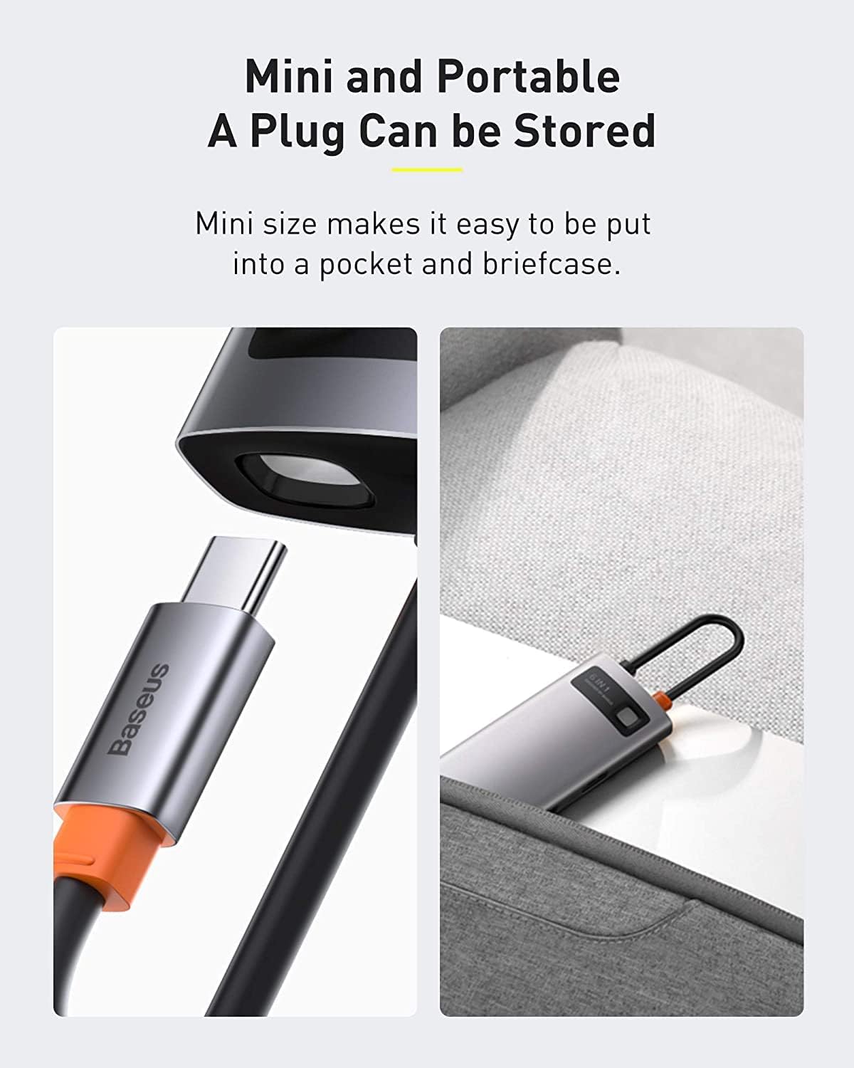Baseus 6-in-1 USB C Hub Docking Station