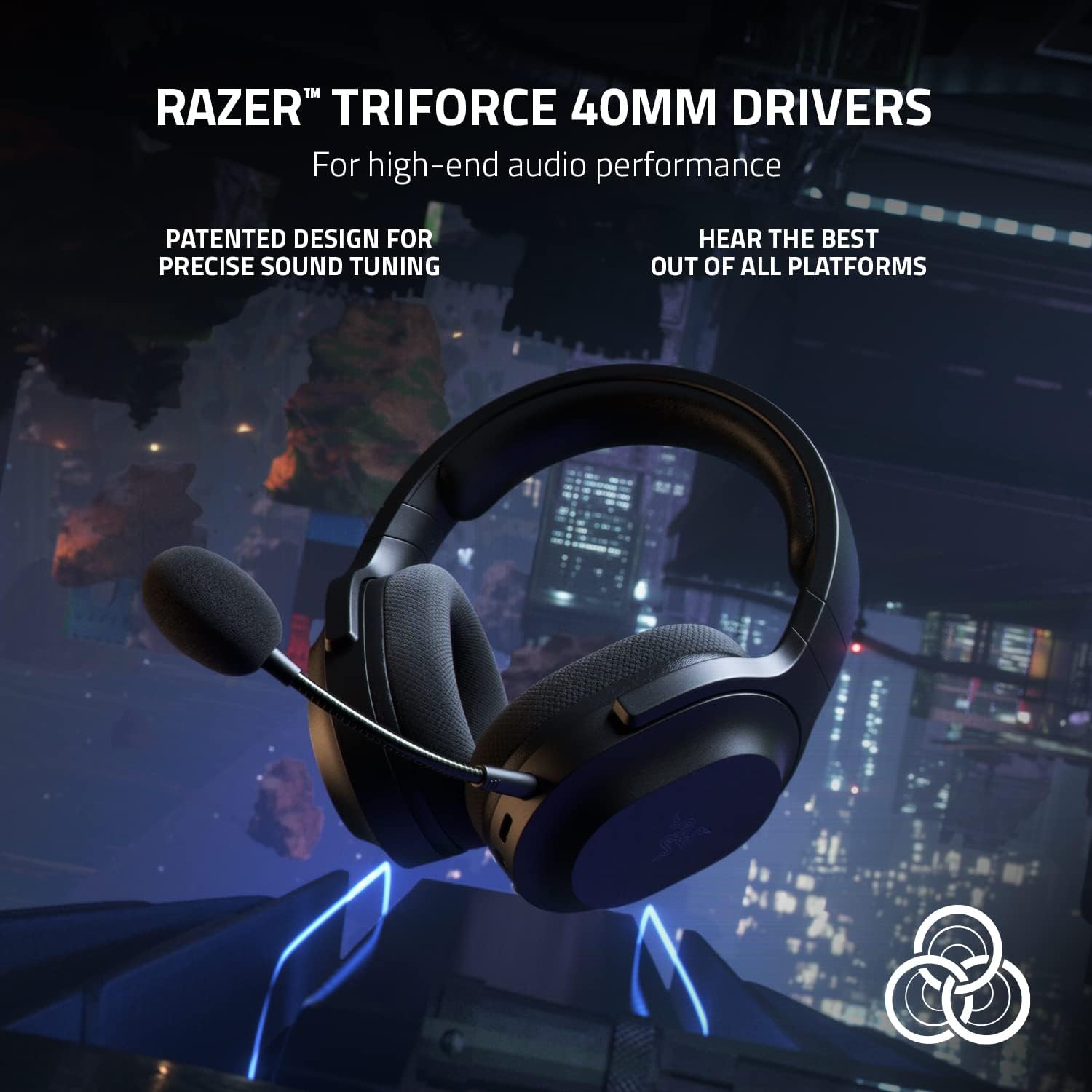 Razer Barracuda X Wireless Gaming & Mobile Headset (PC, Playstation, Switch, Android, iOS): 2.4GHz W