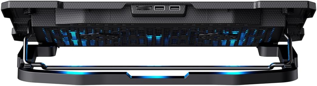 Havit DAPON F2076 Gaming Laptop Cooling Pad with 5 Fans & RGB, Black