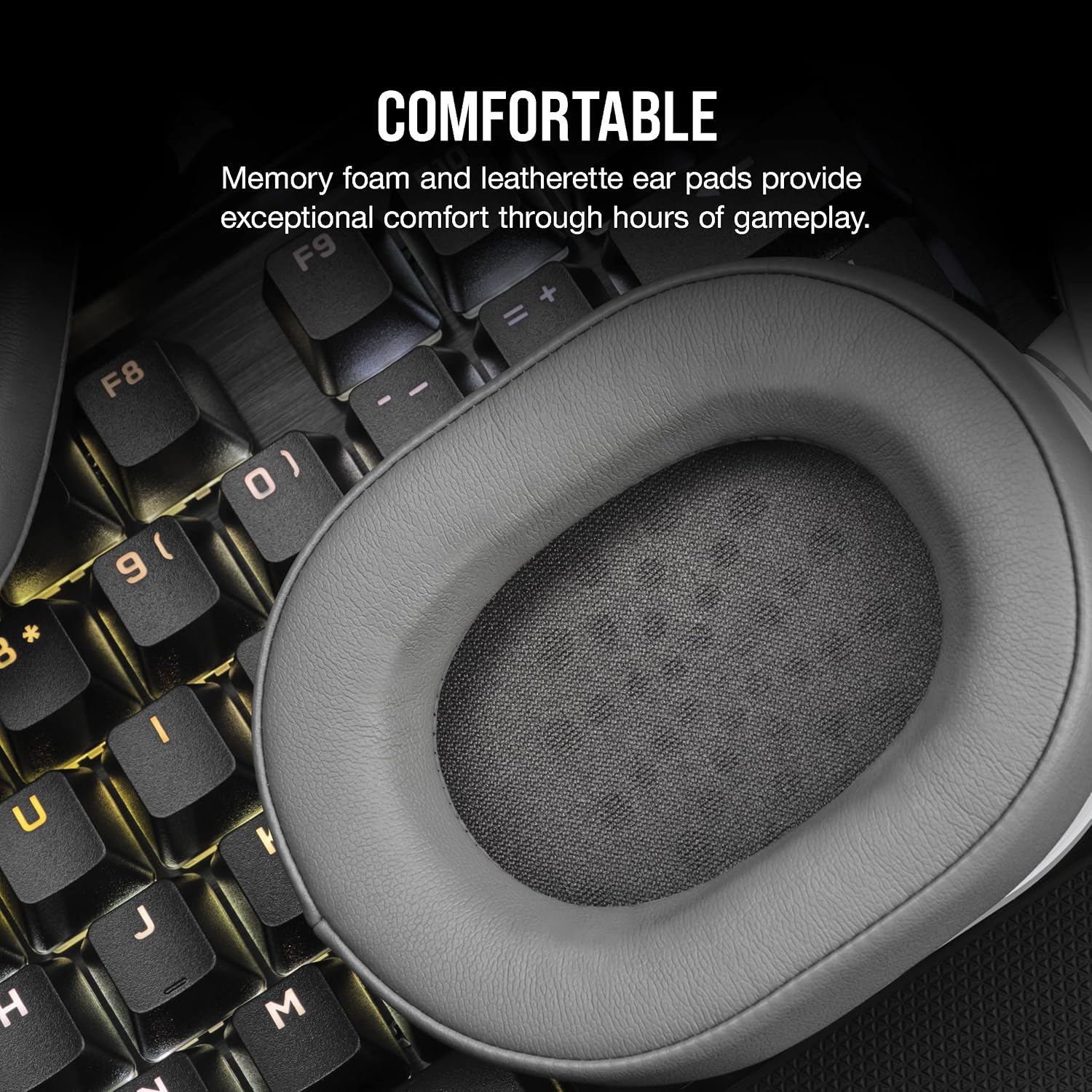 Corsair HS55 Stereo Gaming Headset White