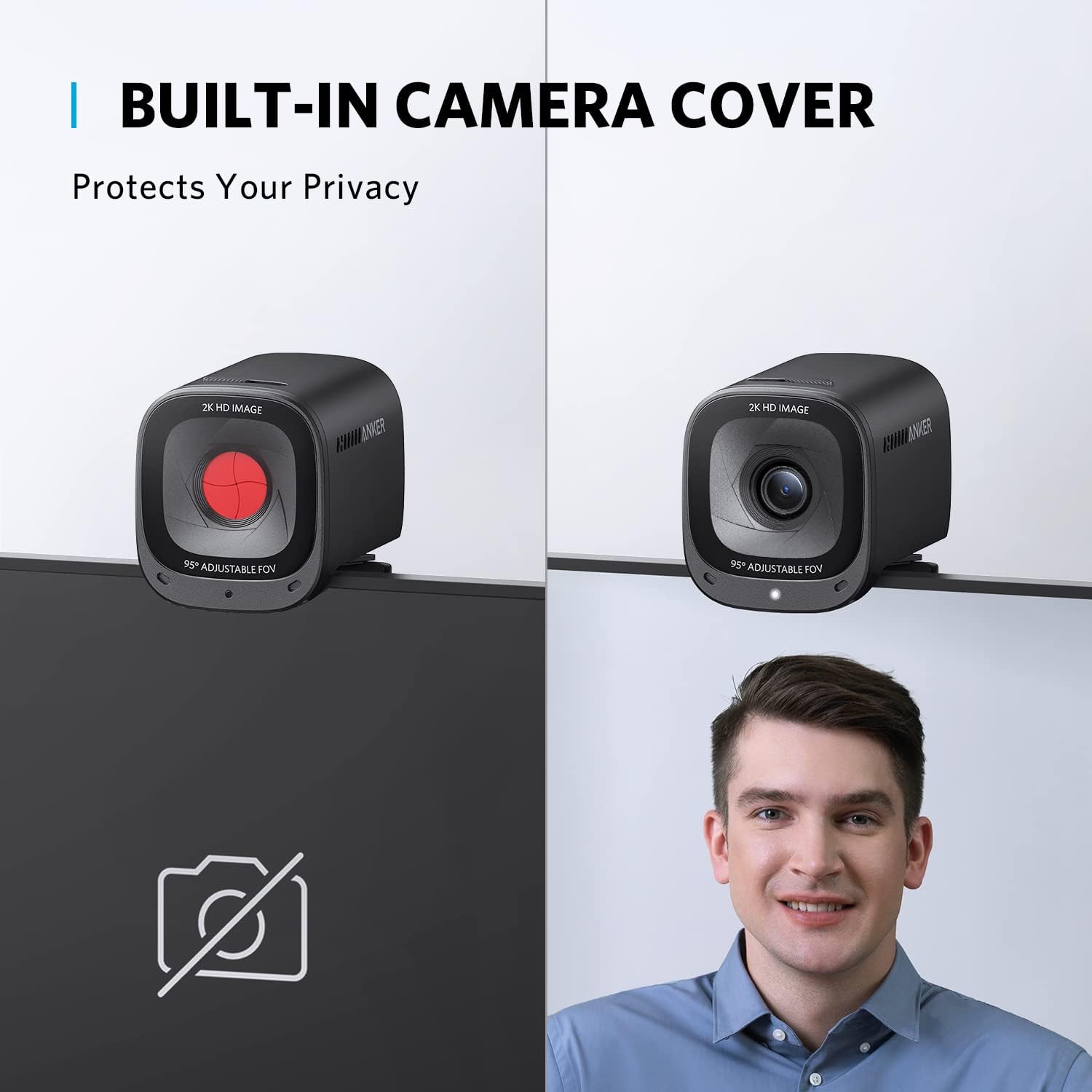 Anker PowerConf C200 2K USB Webcam