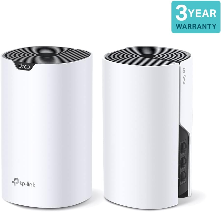TP-Link Deco S7 AC1900 Whole Mesh Wi-Fi System, Dual-Band with Gigabit Ports, Coverage up to 3,900 f