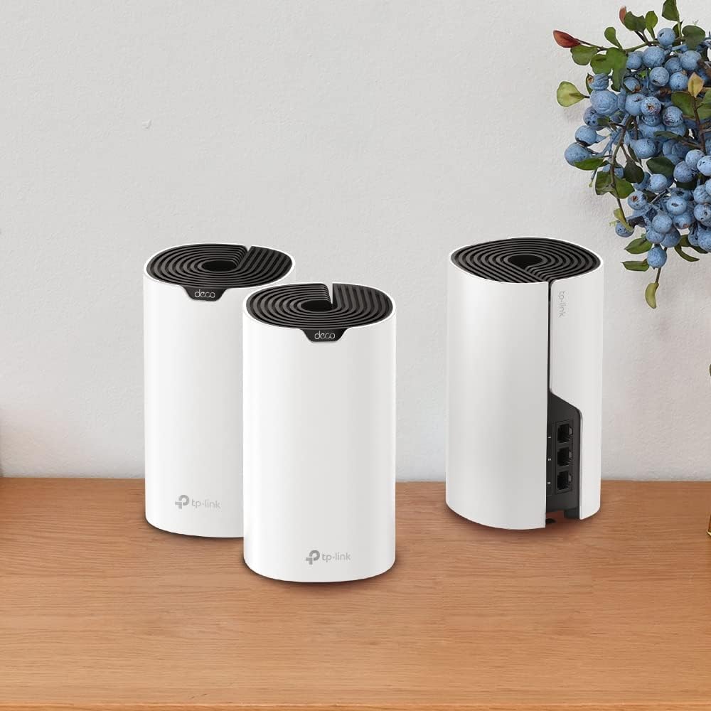 TP-Link Deco S7 AC1900 Whole Mesh Wi-Fi System, Dual-Band with Gigabit Ports, Coverage up to 3,900 f