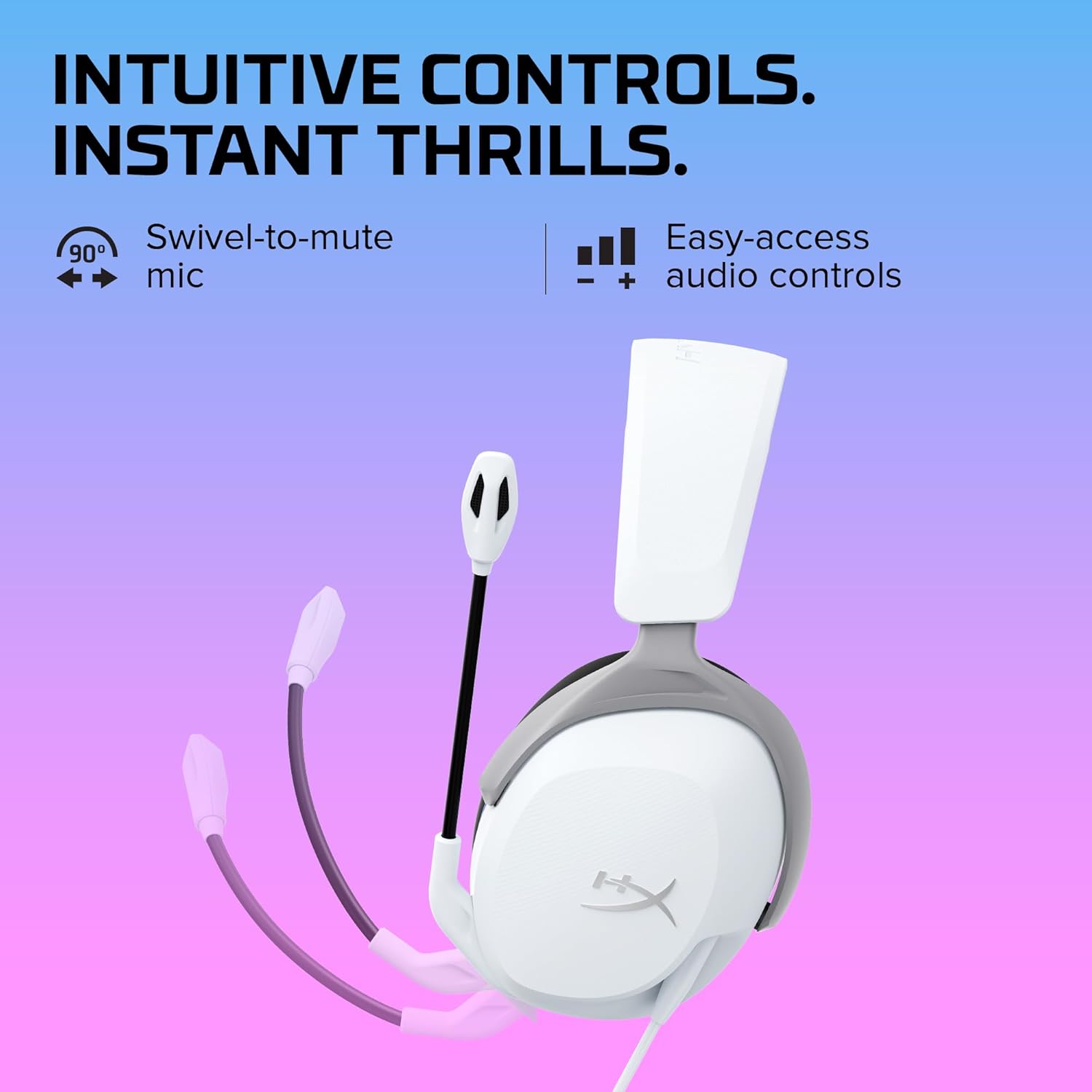 HyperX Cloud Stinger 2 Core Gaming Headsets PS White