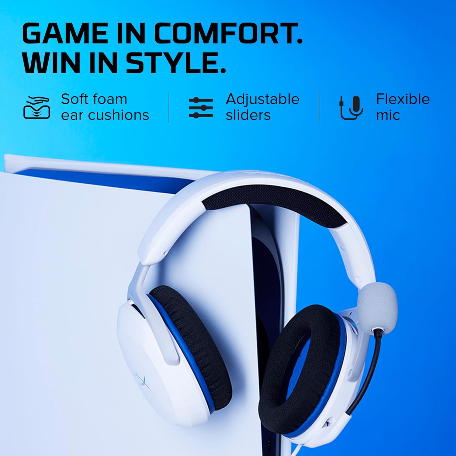 HyperX Cloud Stinger 2 Core Gaming Headsets PS White