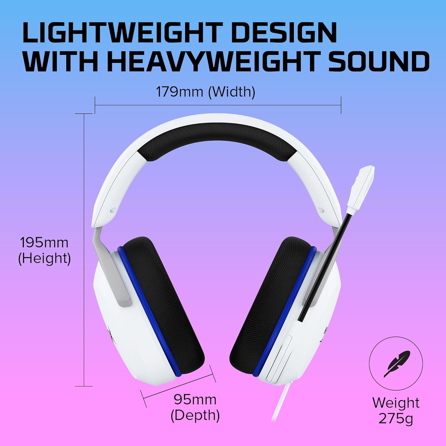 HyperX Cloud Stinger 2 Core Gaming Headsets PS White