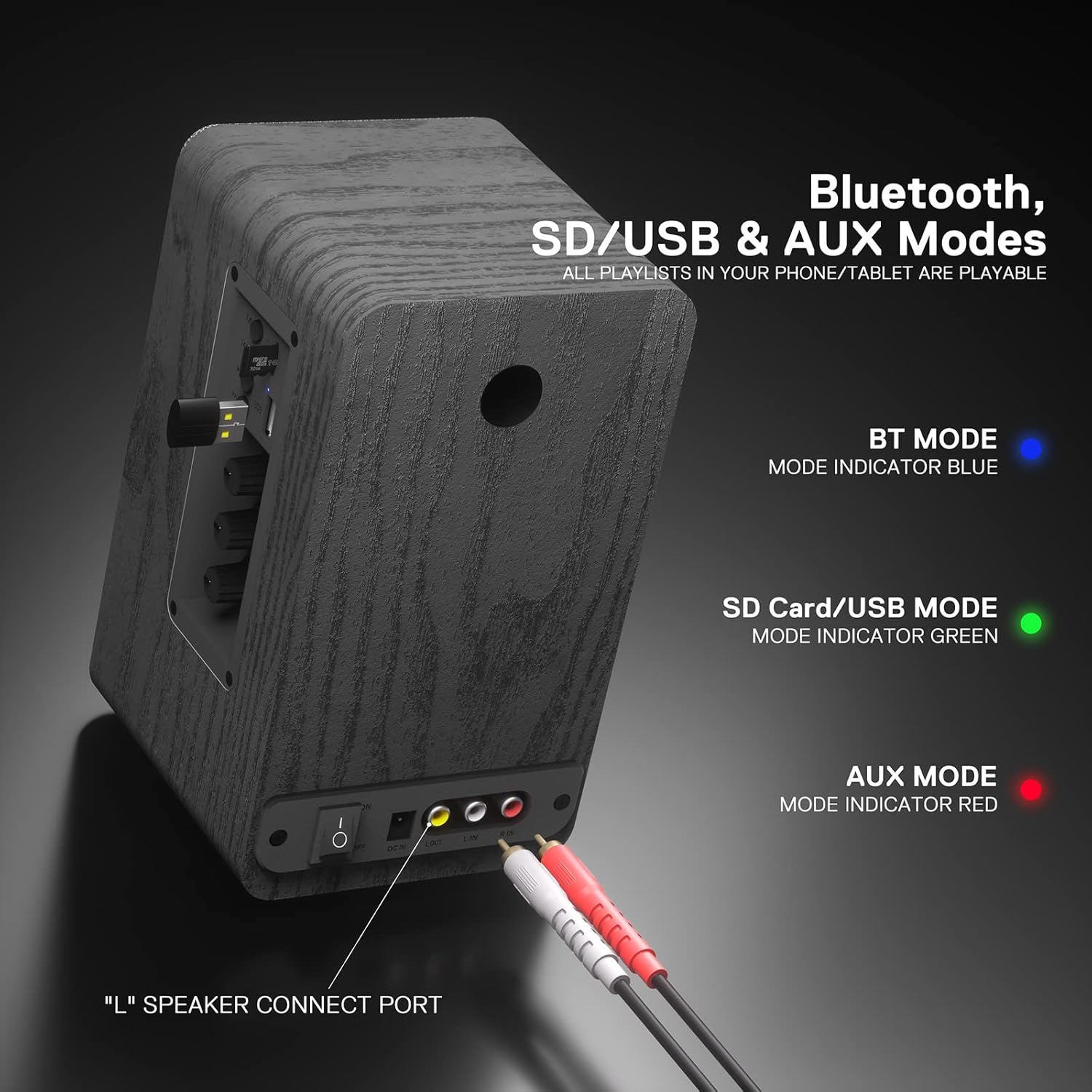 Redragon GS813 Wireless 20W Desktop Speakers