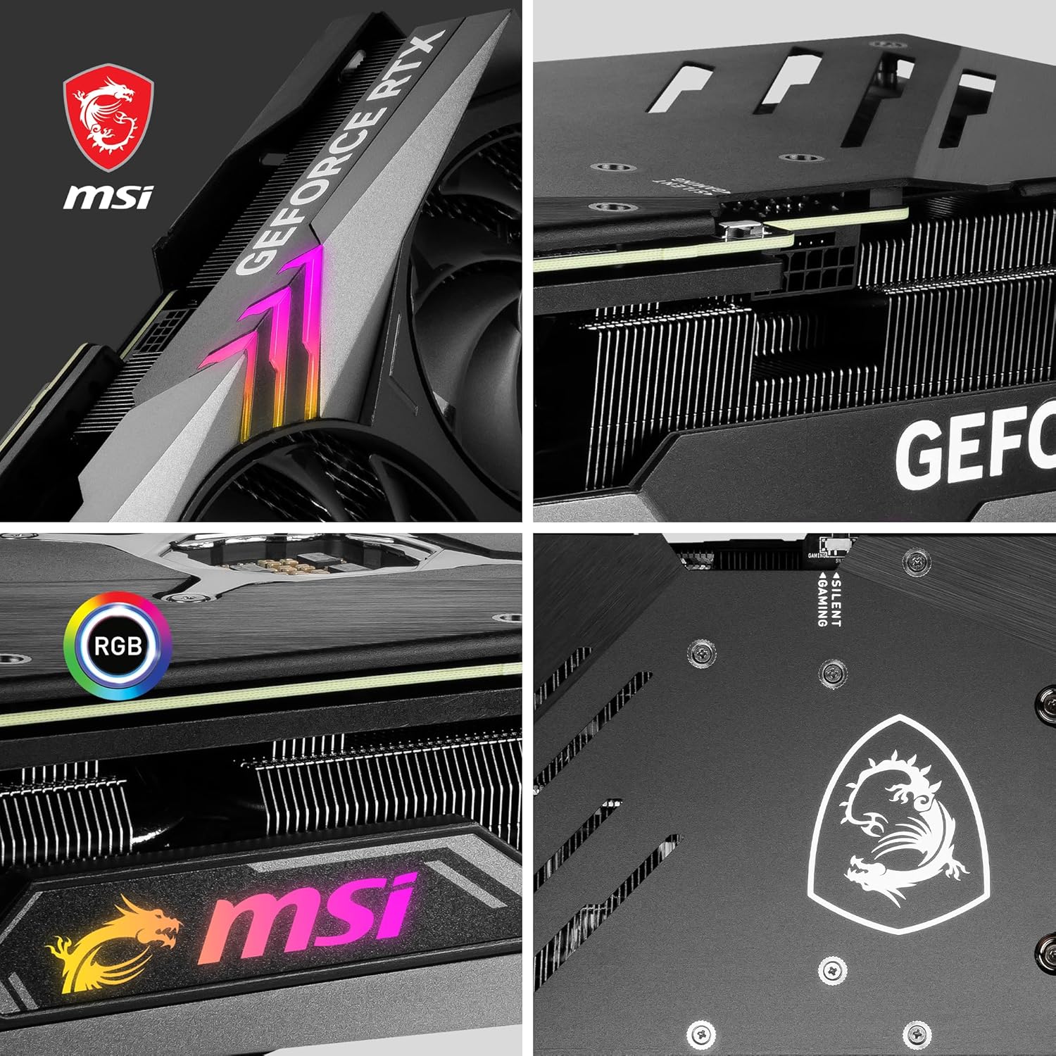 MSI GeForce RTX 4070 Ti GAMING X TRIO 12G Gaming Graphics Card - 12GB GDDR6X, 2760 MHz, PCI Express