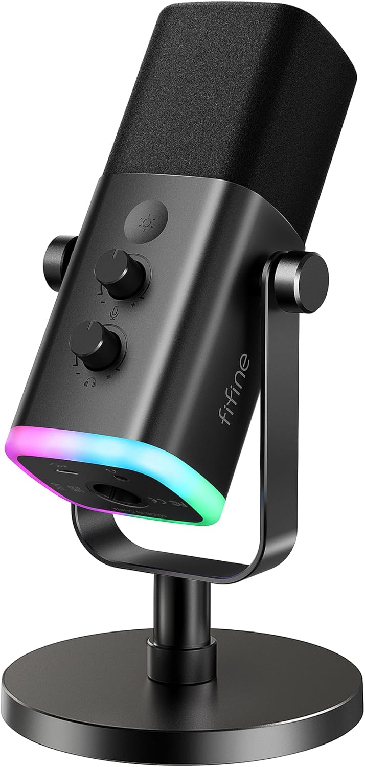 FIFINE AM8 XLR/USB Dynamic Podcast Mic