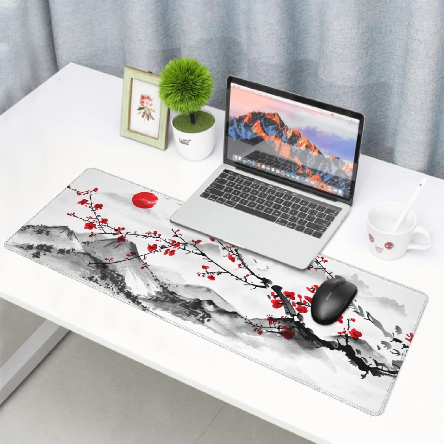 Japanese Cherry Blossom XL Gaming Mouse Pad