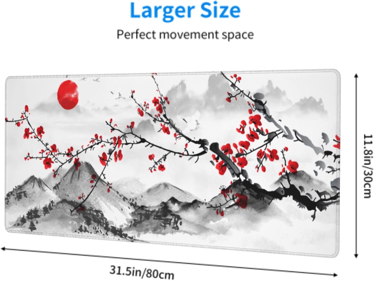Japanese Cherry Blossom XL Gaming Mouse Pad