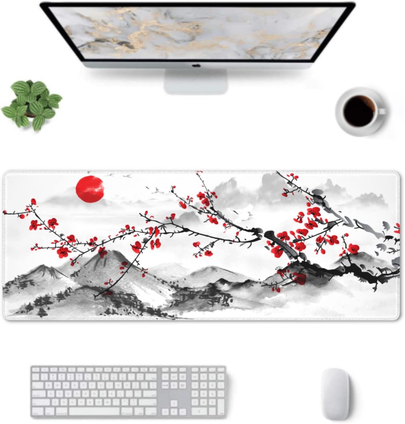 Japanese Cherry Blossom XL Gaming Mouse Pad