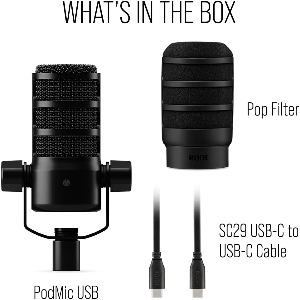 RØDE PodMic USB Dynamic Microphone