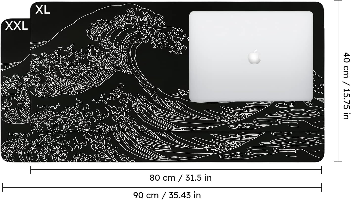 iCasso XXL Gaming Mouse Pad with Rubber Base